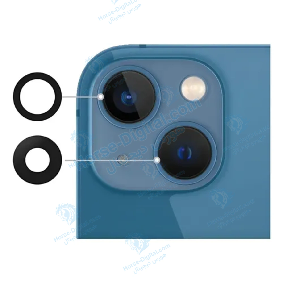 شیشه دوربین اپل Apple iPhone 13 Camera Glass Lens - تصویر محصول