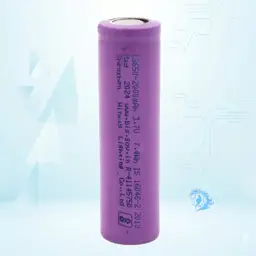 باتری لیتیوم یون قلمی با ظرفیت 2000mAh 3.7Wh سایز 18650