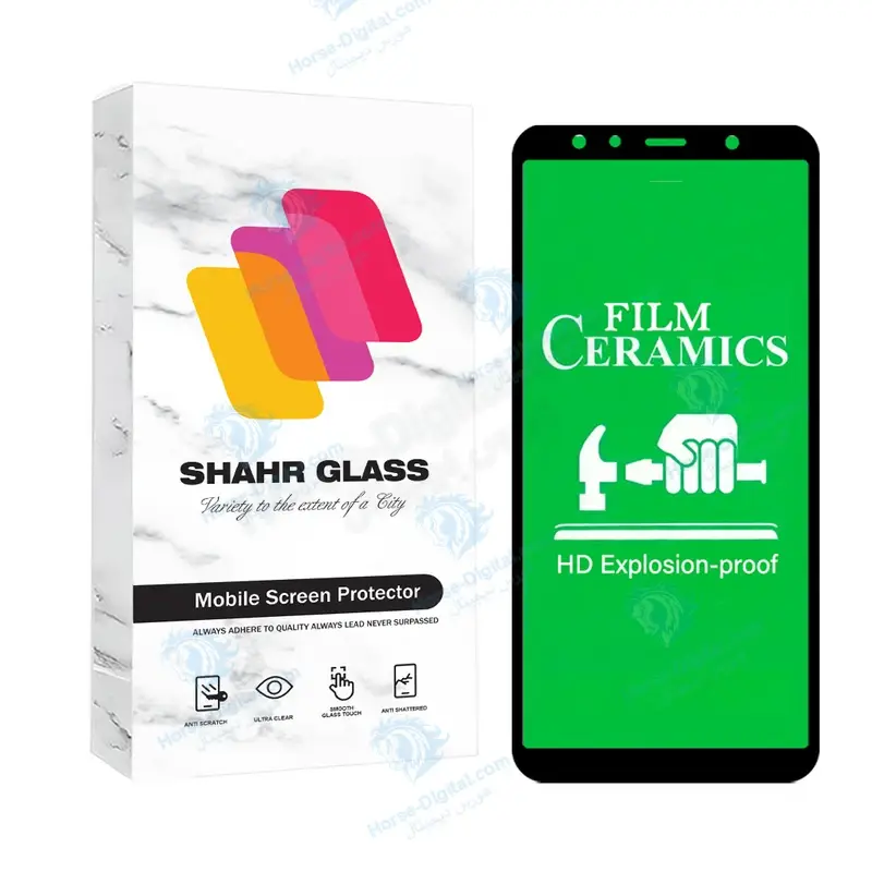 محافظ صفحه نمایش شهر گلس مدل Cerclrsh مناسب برای گوشی موبایل سامسونگ Galaxy A7 2018 / Galaxy A750 - تصویر محصول