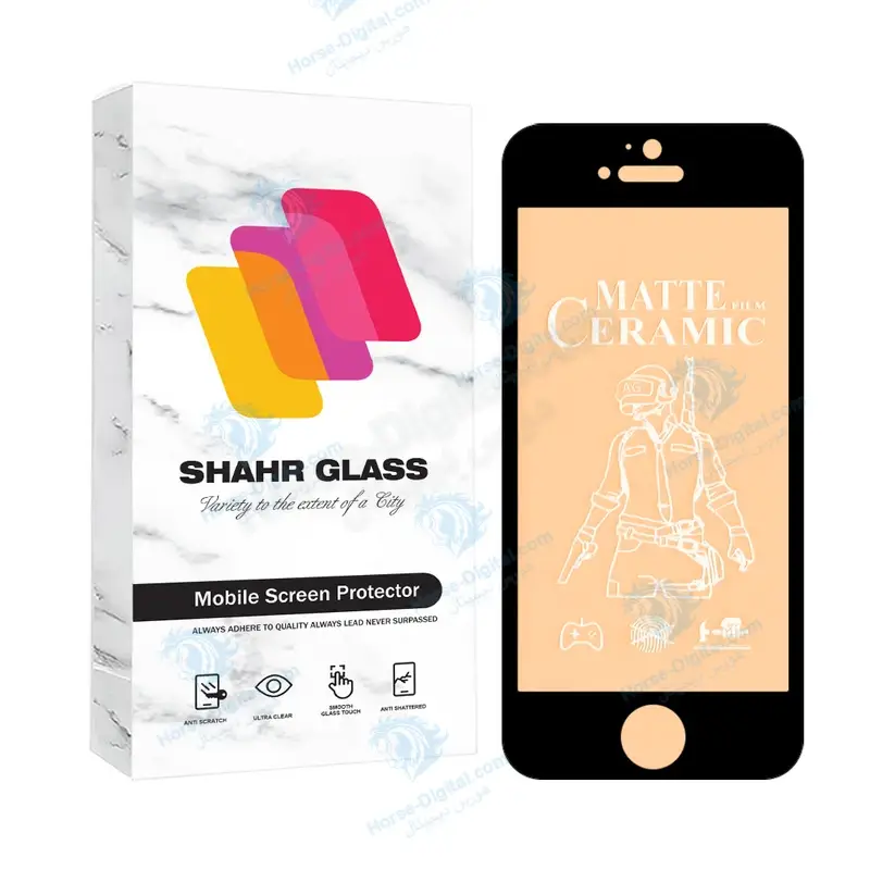 محافظ صفحه نمایش شهر گلس مدل Cermas مناسب برای گوشی موبایل اپل iPhone 5s / iPhone 5c / iPhone 5 - تصویر محصول