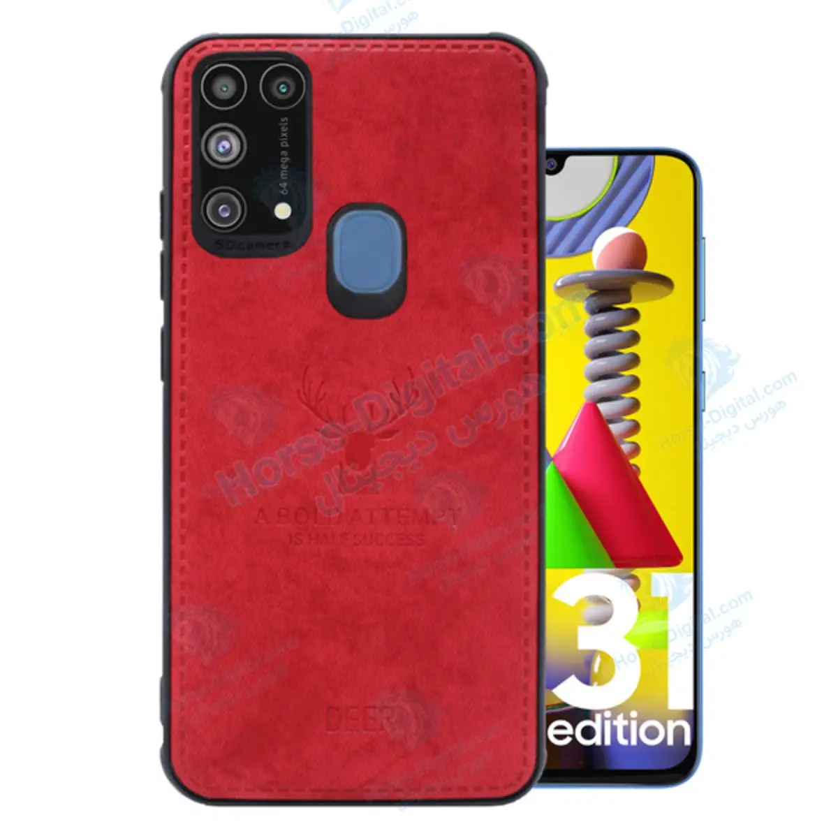 قاب پارچه ای Samsung Galaxy M30s مدل گوزنی - تصویر محصول