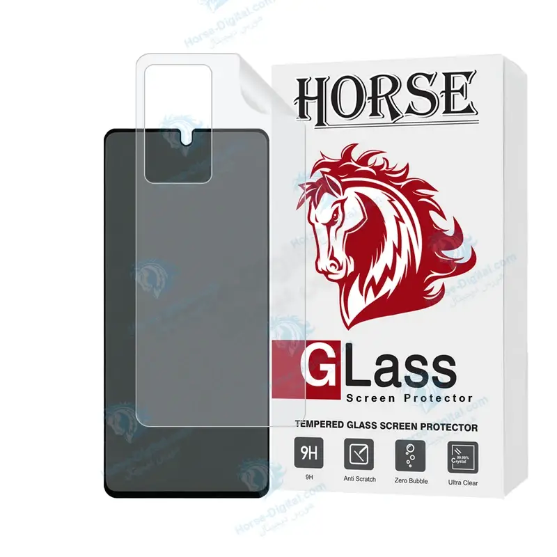 محافظ صفحه نمایش حریم شخصی هورس مدل Fullprivnanoh مناسب برای گوشی موبایل شیائومی Poco F4 / Redmi K40s / K50 به همراه محافظ پشت گوشی - تصویر محصول