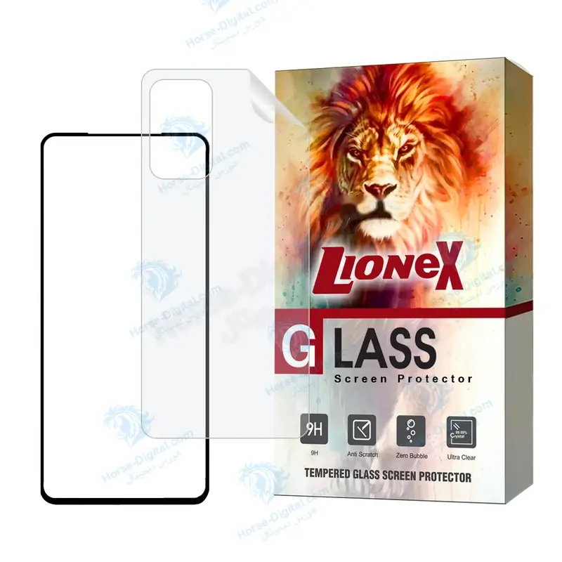 محافظ صفحه نمایش لایونکس مدل Funabkli مناسب برای گوشی موبایل سامسونگ Galaxy A52 4G / A52 5G / A52s 5G به همراه محافظ پشت گوشی - تصویر محصول