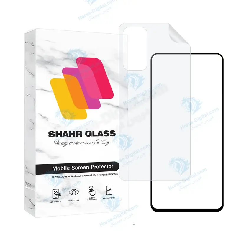 محافظ صفحه نمایش شهر گلس مدل Funabksh مناسب برای گوشی موبایل شیائومی Redmi Note 11 4G / Note 11S 4G به همراه محافظ پشت گوشی هیدروژل - تصویر محصول
