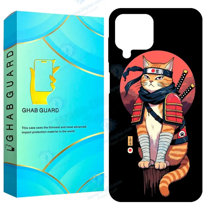 کاور قاب گارد طرح گربه مدل GA1220 مناسب برای گوشی موبایل سامسونگ Galaxy A12 / A12 Nacho / M12 / F12 - تصویر محصول