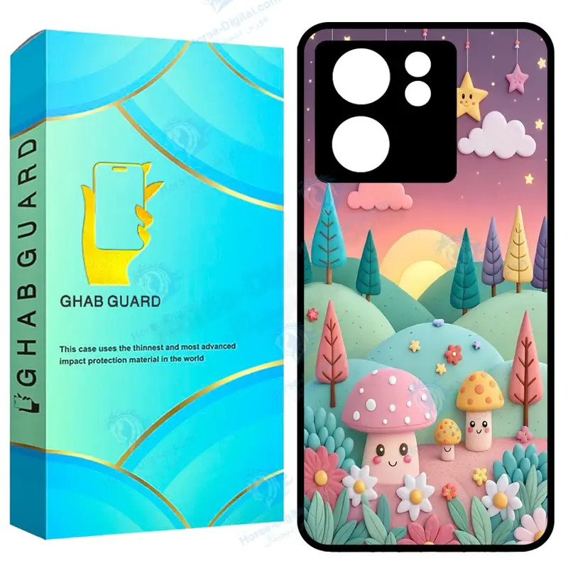 کاور قاب گارد طرح قارچی مدل Gchp13t مناسب برای گوشی موبایل شیائومی 13T / 13T Pro / Redmi K60 Ultra - تصویر محصول