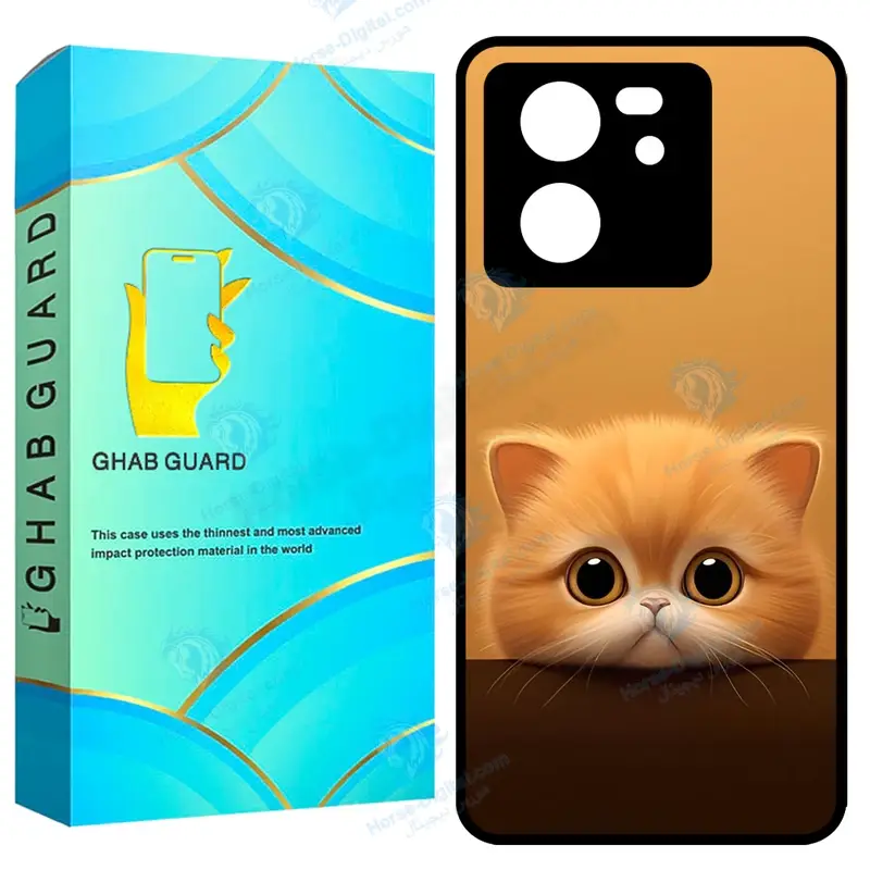 کاور قاب گارد طرح گربه مدل Gchp13t مناسب برای گوشی موبایل شیائومی 13T / 13T Pro / Redmi K60 Ultra - تصویر محصول