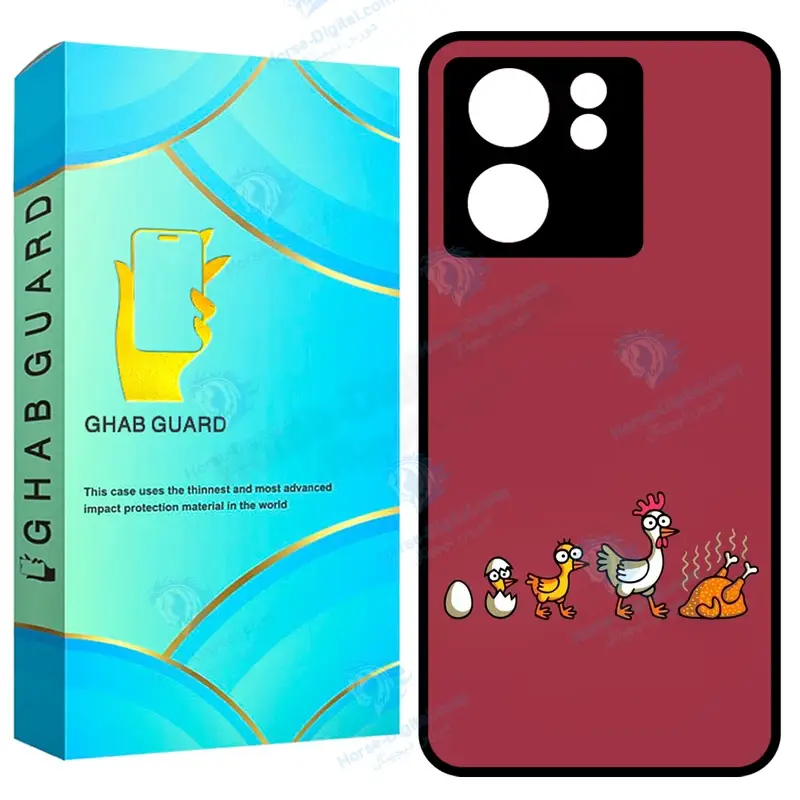 کاور قاب گارد طرح مرغ مدل Gchp13t مناسب برای گوشی موبایل شیائومی 13T / 13T Pro / Redmi K60 Ultra - تصویر محصول