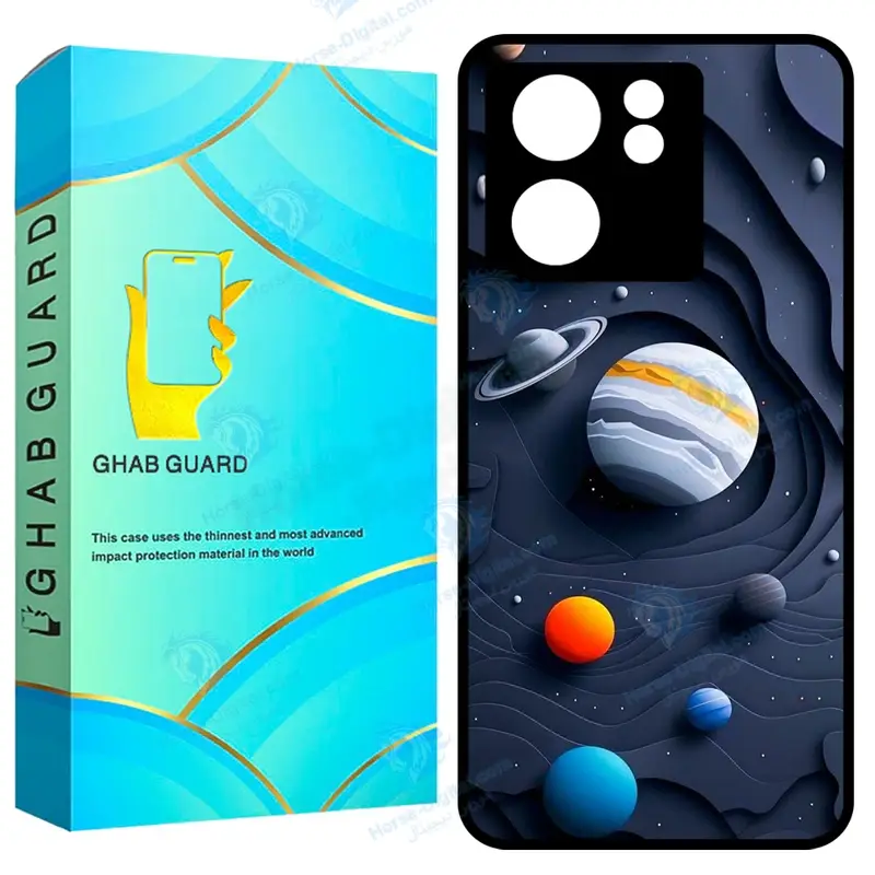 کاور قاب گارد طرح فضایی مدل Gchp13t مناسب برای گوشی موبایل شیائومی 13T / 13T Pro / Redmi K60 Ultra - تصویر محصول