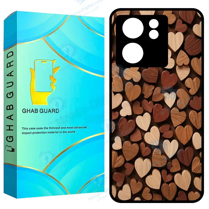 کاور قاب گارد طرح قلب مدل Gchp13t مناسب برای گوشی موبایل شیائومی 13T / 13T Pro / Redmi K60 Ultra - تصویر محصول