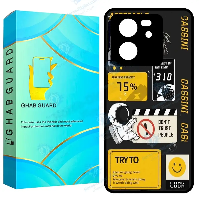 کاور قاب گارد طرح فضانورد مدل Gchp13t مناسب برای گوشی موبایل شیائومی 13T / 13T Pro / Redmi K60 Ultra - تصویر محصول