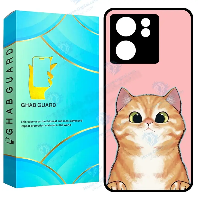 کاور قاب گارد طرح گربه مدل Gchp13t مناسب برای گوشی موبایل شیائومی 13T / 13T Pro / Redmi K60 Ultra - تصویر محصول