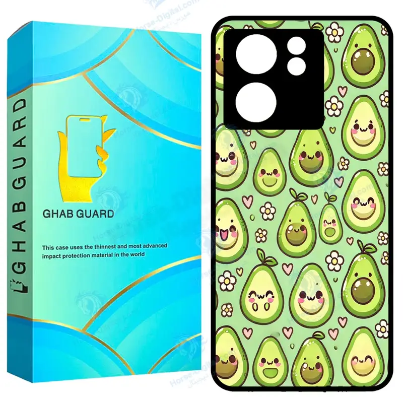 کاور قاب گارد طرح آووکادو مدل Gchp13t مناسب برای گوشی موبایل شیائومی 13T / 13T Pro / Redmi K60 Ultra - تصویر محصول