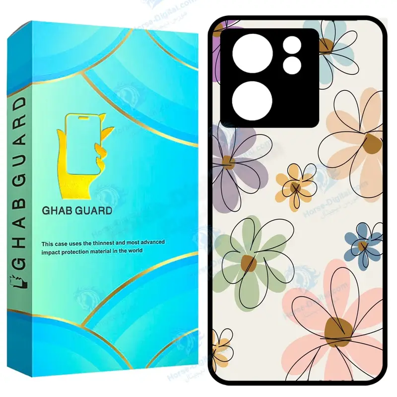 کاور قاب گارد طرح گل مدل Gchp13t مناسب برای گوشی موبایل شیائومی 13T / 13T Pro / Redmi K60 Ultra - تصویر محصول