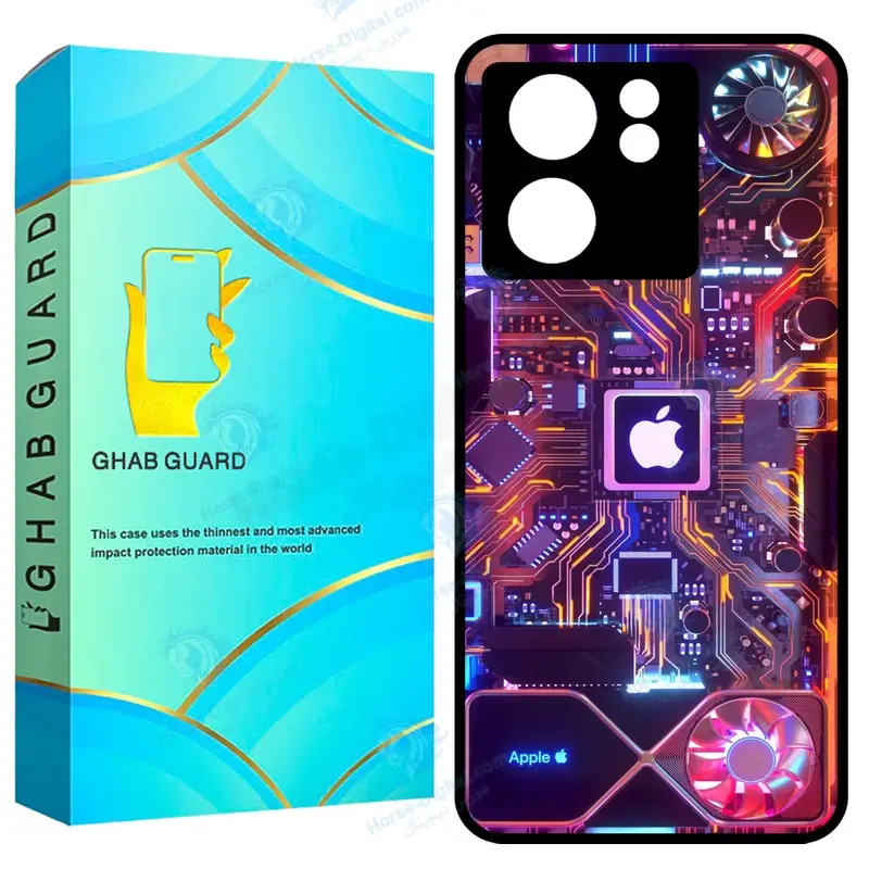 کاور قاب گارد طرح تکنولوژی مدل Gchp13t مناسب برای گوشی موبایل شیائومی 13T / 13T Pro / Redmi K60 Ultra - تصویر محصول