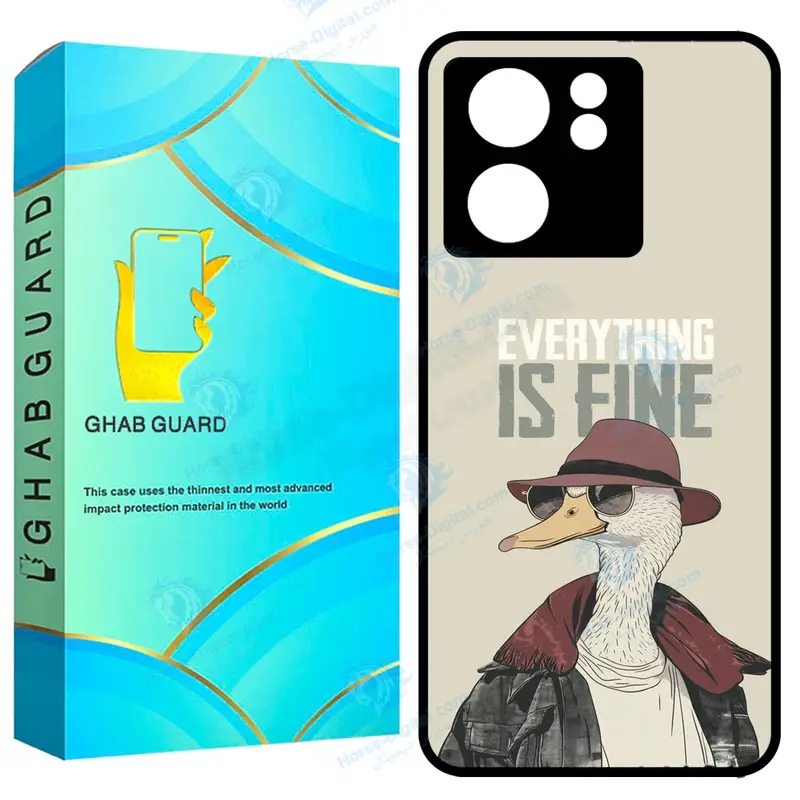 کاور قاب گارد طرح اردک مدل Gchp13t مناسب برای گوشی موبایل شیائومی 13T / 13T Pro / Redmi K60 Ultra - تصویر محصول