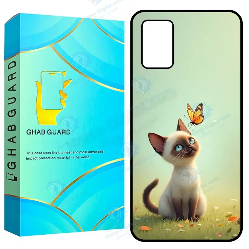 کاور قاب گارد طرح گربه مدل Gchpa03s مناسب برای گوشی موبایل سامسونگ Galaxy A02s / M02s / A03s - تصویر محصول
