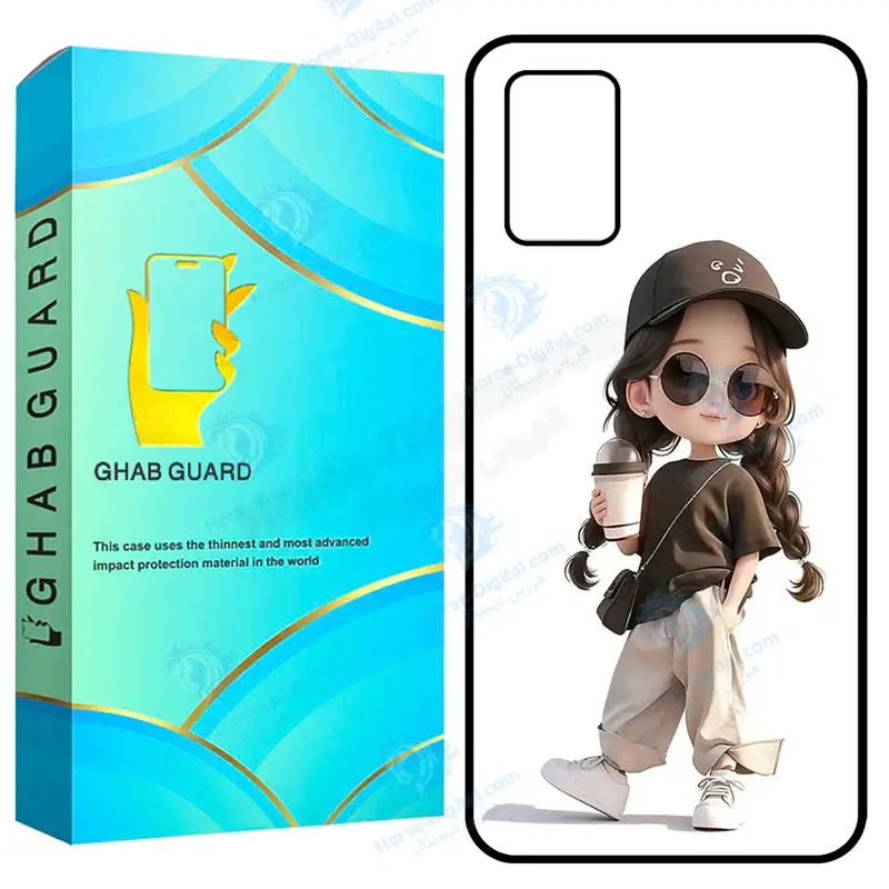 کاور قاب گارد طرح دختر مدل Gchpa03s مناسب برای گوشی موبایل سامسونگ Galaxy A02s / M02s / A03s - تصویر محصول