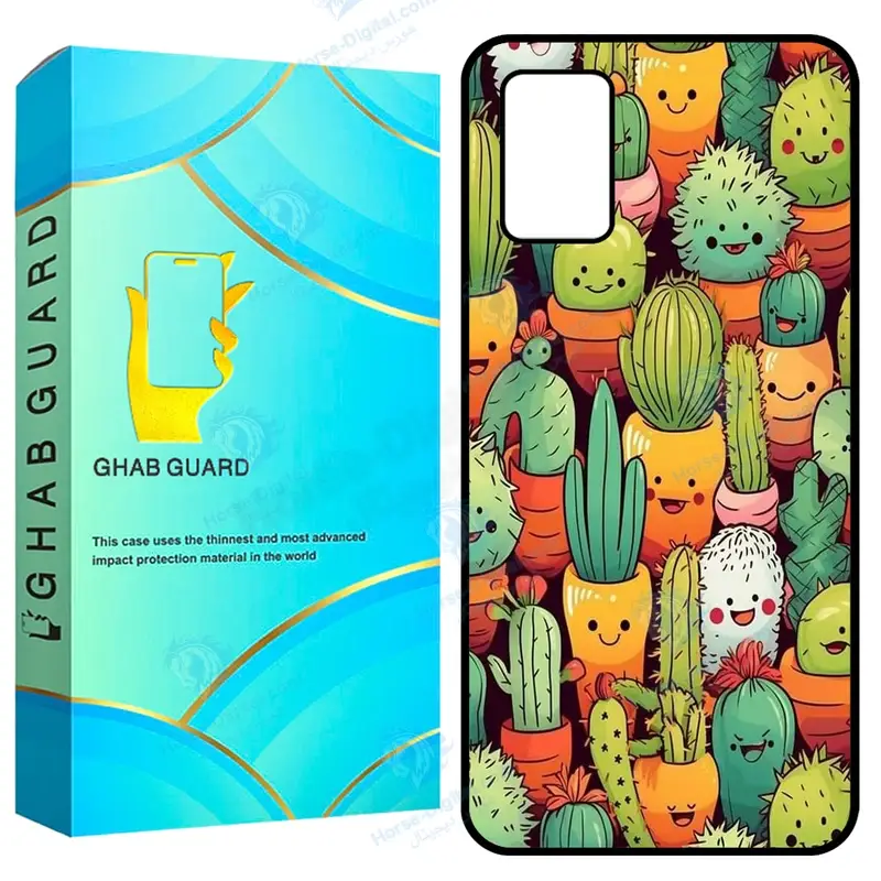 کاور قاب گارد طرح کاکتوس مدل Gchpa03s مناسب برای گوشی موبایل سامسونگ Galaxy A02s / M02s / A03s - تصویر محصول