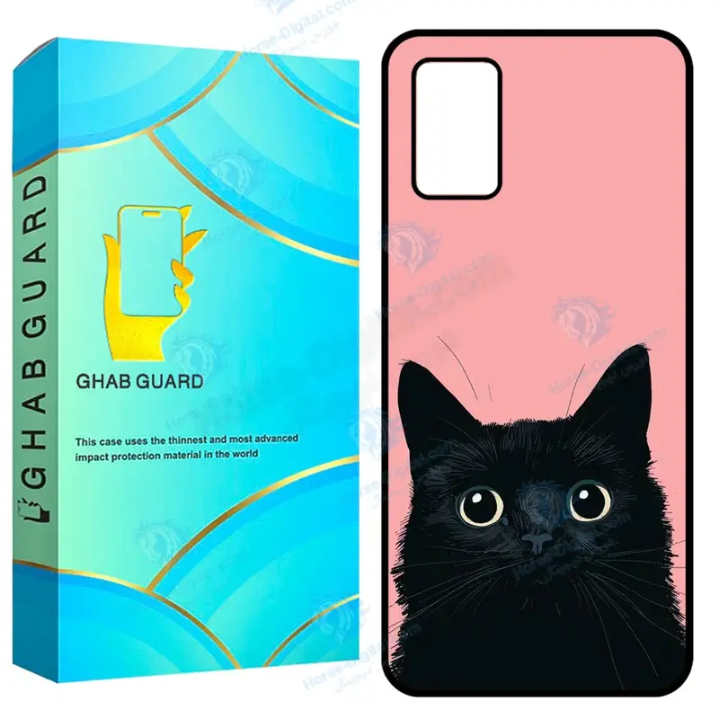 کاور قاب گارد طرح گربه مدل Gchpa03s مناسب برای گوشی موبایل سامسونگ Galaxy A02s / M02s / A03s / F02s - تصویر محصول