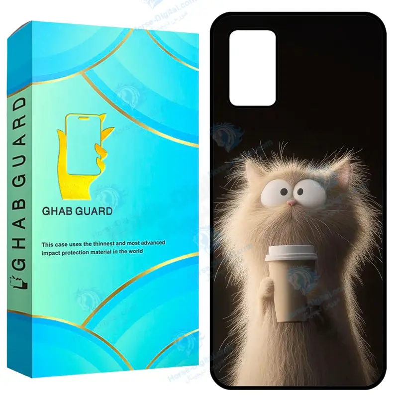 کاور قاب گارد طرح گربه مدل Gchpa03s مناسب برای گوشی موبایل سامسونگ Galaxy A02s / M02s / A03s / F02s - تصویر محصول