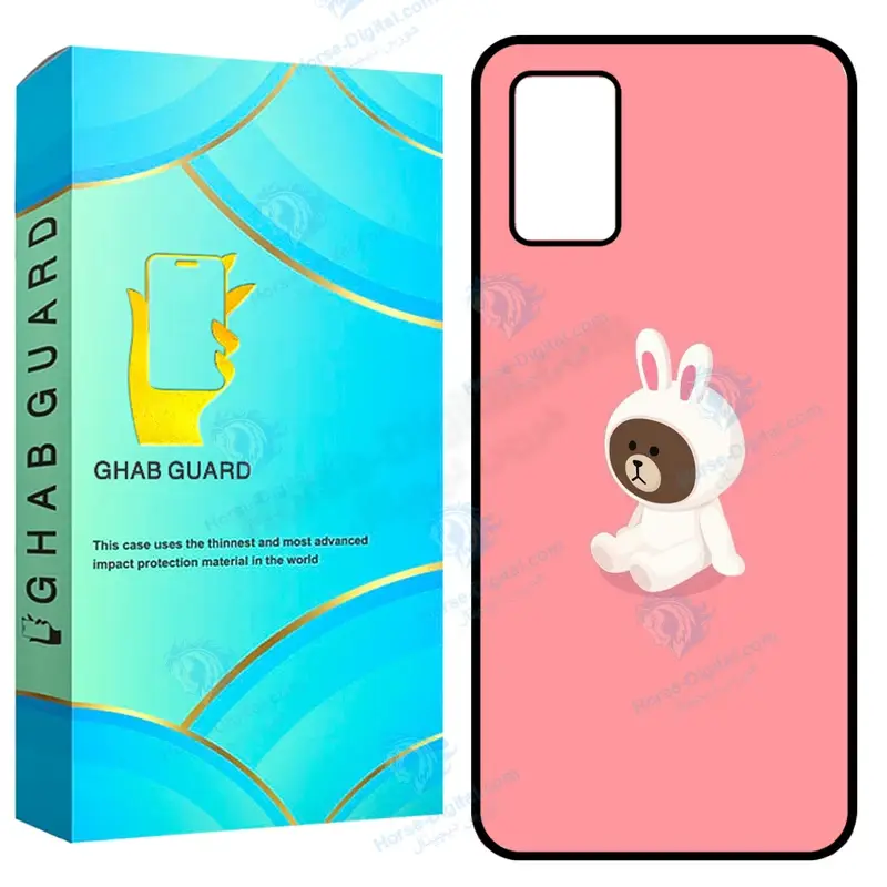 کاور قاب گارد طرح خرسی مدل Gchpa03s مناسب برای گوشی موبایل سامسونگ Galaxy A02s / M02s / A03s / F02s - تصویر محصول