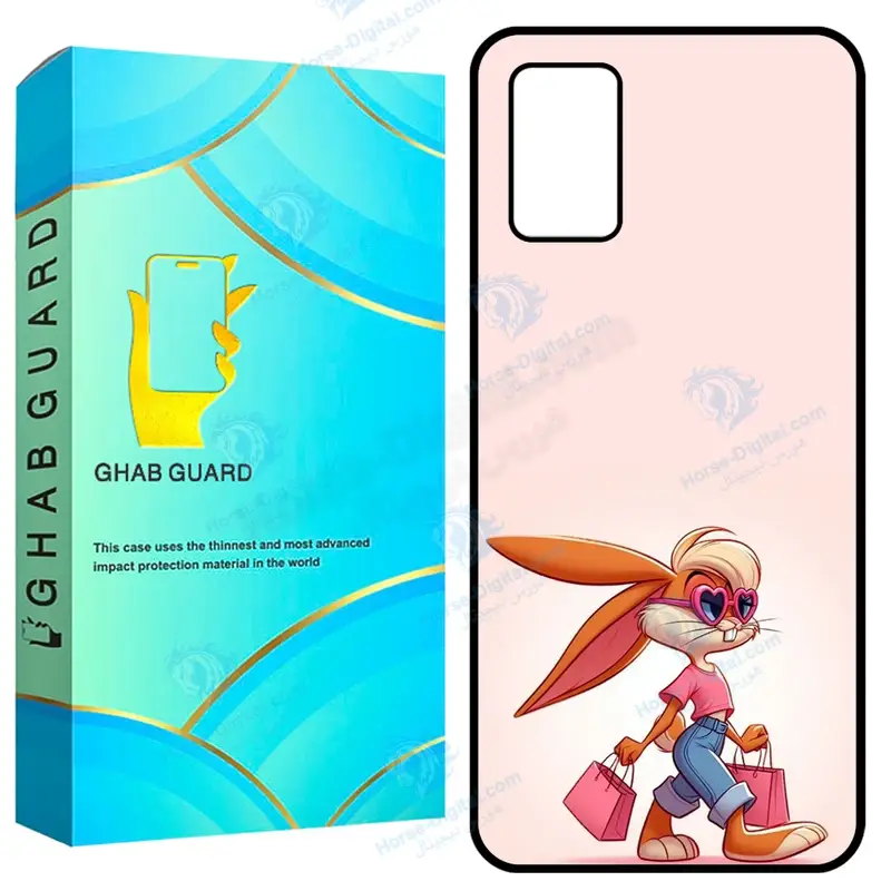 کاور قاب گارد طرح خرگوش مدل Gchpa03s مناسب برای گوشی موبایل سامسونگ Galaxy A02s / M02s / A03s / F02s - تصویر محصول