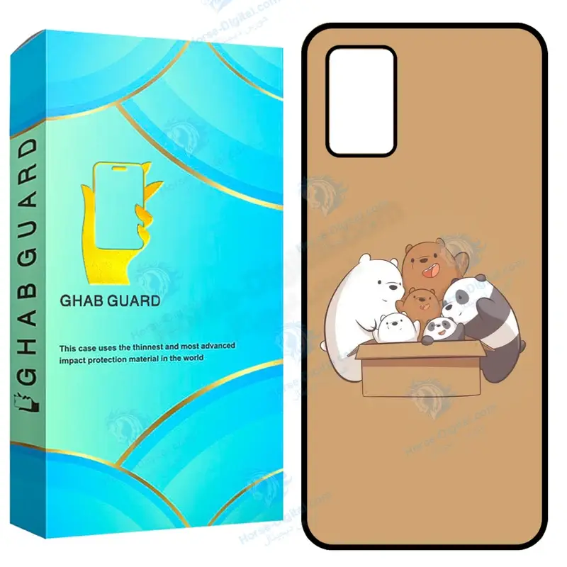 کاور قاب گارد طرح خرسی مدل Gchpa03s مناسب برای گوشی موبایل سامسونگ Galaxy A02s / M02s / A03s / F02s - تصویر محصول