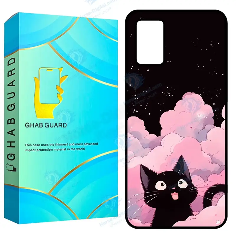 کاور قاب گارد طرح گربه مدل Gchpa03s مناسب برای گوشی موبایل سامسونگ Galaxy A02s / M02s / A03s / F02s - تصویر محصول