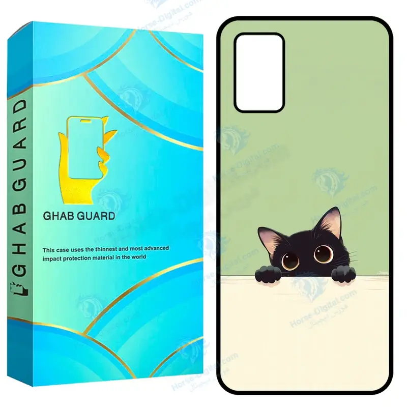 کاور قاب گارد طرح گربه مدل Gchpa03s مناسب برای گوشی موبایل سامسونگ Galaxy A02s / M02s / A03s / F02s - تصویر محصول