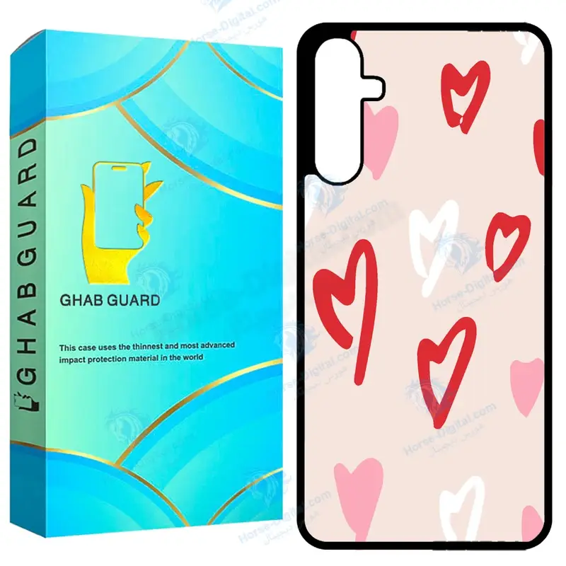کاور قاب گارد طرح قلب مدل GCHPA14 مناسب برای گوشی موبایل سامسونگ Galaxy A14 4G / A14 5G / M14 5G - تصویر محصول