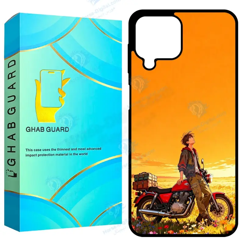 کاور قاب گارد طرح موتور سوار مدل GCHPA224 مناسب برای گوشی موبایل سامسونگ Galaxy A22 4G / M22 4G / M32 4G - تصویر محصول