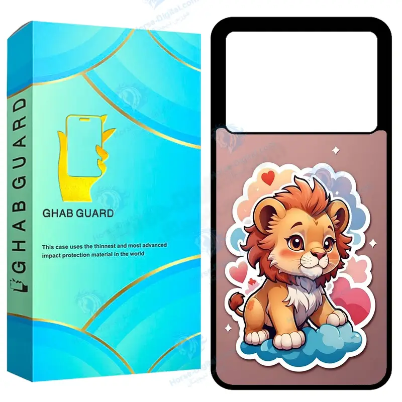 کاور قاب گارد طرح بچه شیر مدل Gchpk70p مناسب برای گوشی موبایل شیائومی Redmi K70 Pro 5G / Poco F6 Pro - تصویر محصول