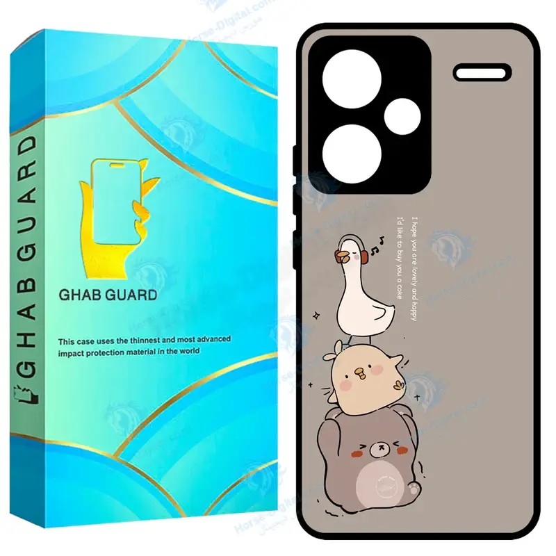 کاور قاب گارد طرح اردک مدل Gchpn13pl مناسب برای گوشی موبایل شیائومی Redmi Note 13 Pro Plus - تصویر محصول