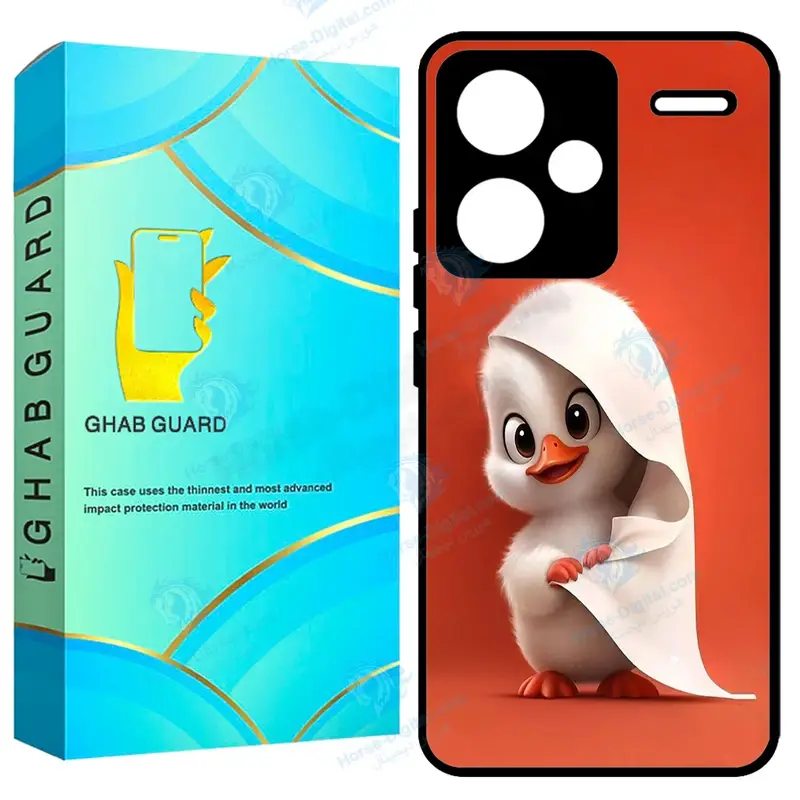 کاور قاب گارد طرح اردک مدل Gchpn13pl مناسب برای گوشی موبایل شیائومی Redmi Note 13 Pro Plus - تصویر محصول