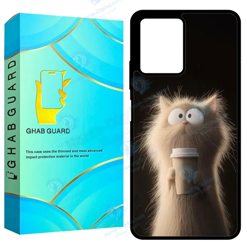 کاور قاب گارد طرح گربه مدل Gchprn125g مناسب برای گوشی موبایل شیائومی Redmi Note 12 5G / Poco X5 - تصویر محصول