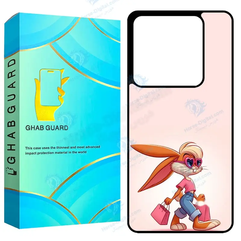 کاور قاب گارد طرح خرگوش مدل GCHPX6 مناسب برای گوشی موبایل شیائومی Redmi Note 13 Pro 5G / Poco X6 5G - تصویر محصول