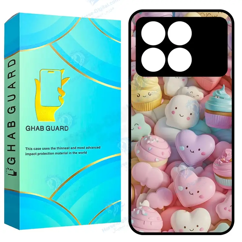 کاور قاب گارد طرح قلب مدل GK7020 مناسب برای گوشی موبایل شیائومی Poco F6 Pro 5G / Redmi K70 Pro 5G - تصویر محصول