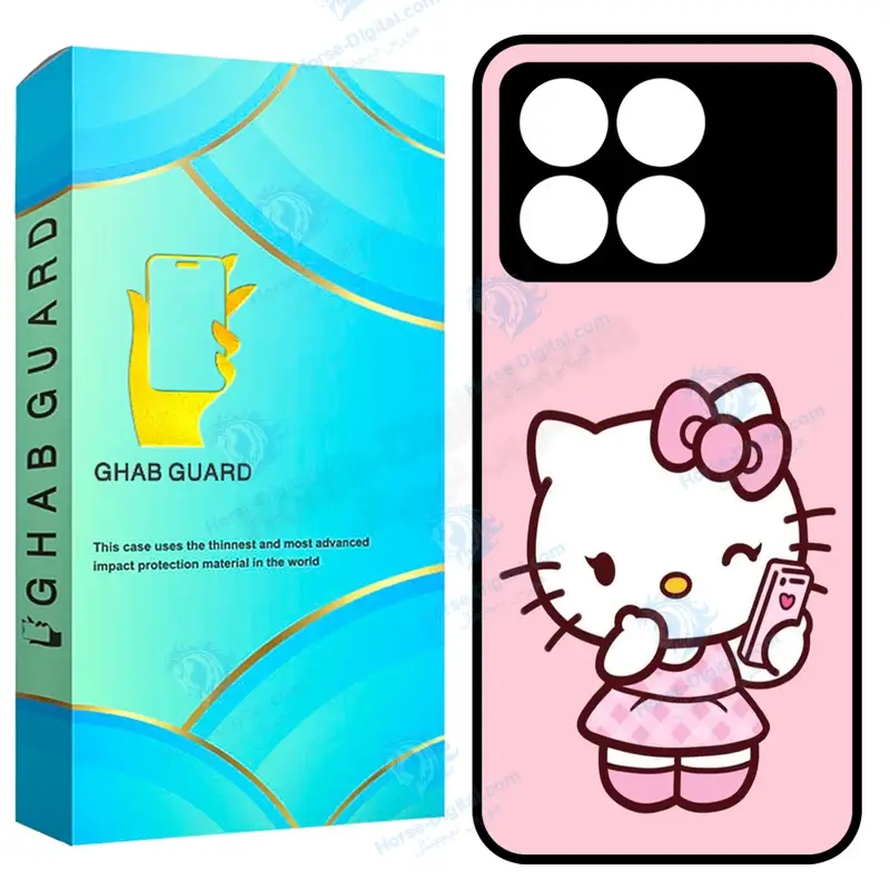 کاور قاب گارد طرح کیتی مدل GK7020 مناسب برای گوشی موبایل شیائومی Poco F6 Pro 5G / Redmi K70 Pro 5G - تصویر محصول