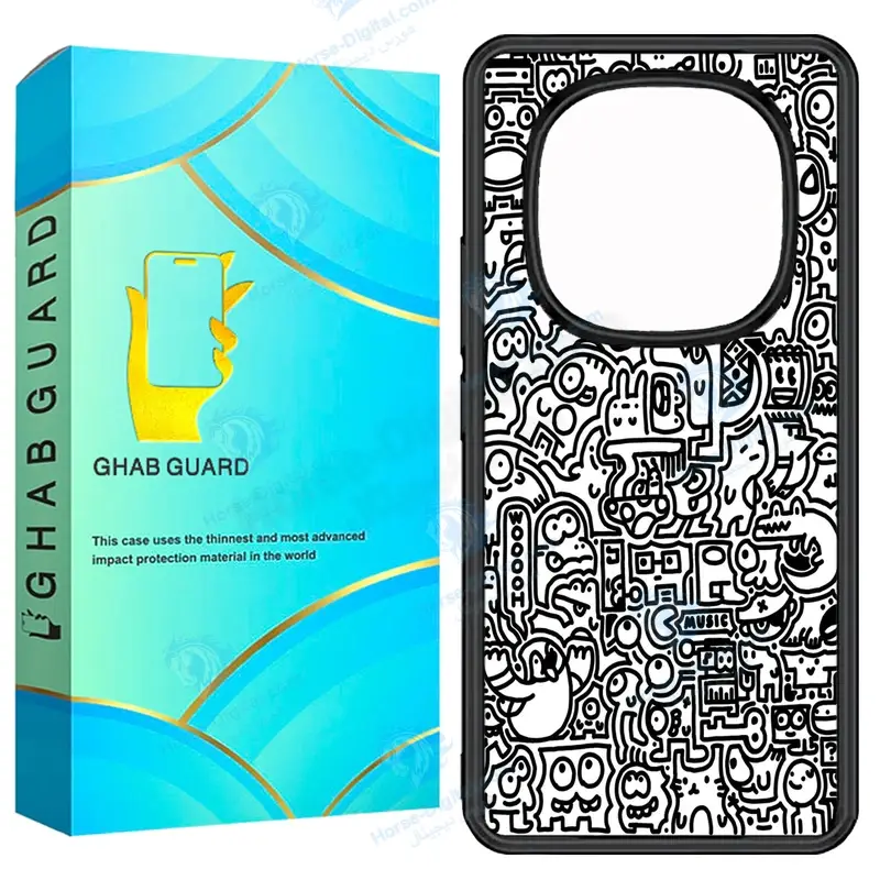 کاور قاب گارد طرح نقاشی مدل Gn14p مناسب برای گوشی موبایل شیائومی Redmi Note 14 Pro 5G / Note 14 Pro Plus 5G - تصویر محصول