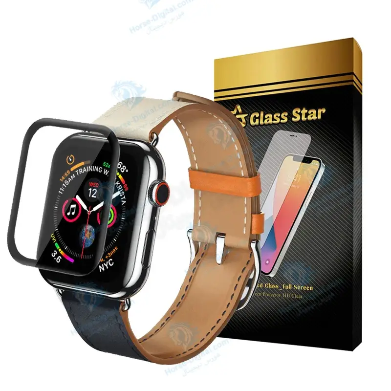 محافظ صفحه نمایش گلس استار مدل Pmmawatch مناسب برای اپل واچ Series 4 / 5 / 6 Aluminum 40 Mm - تصویر محصول