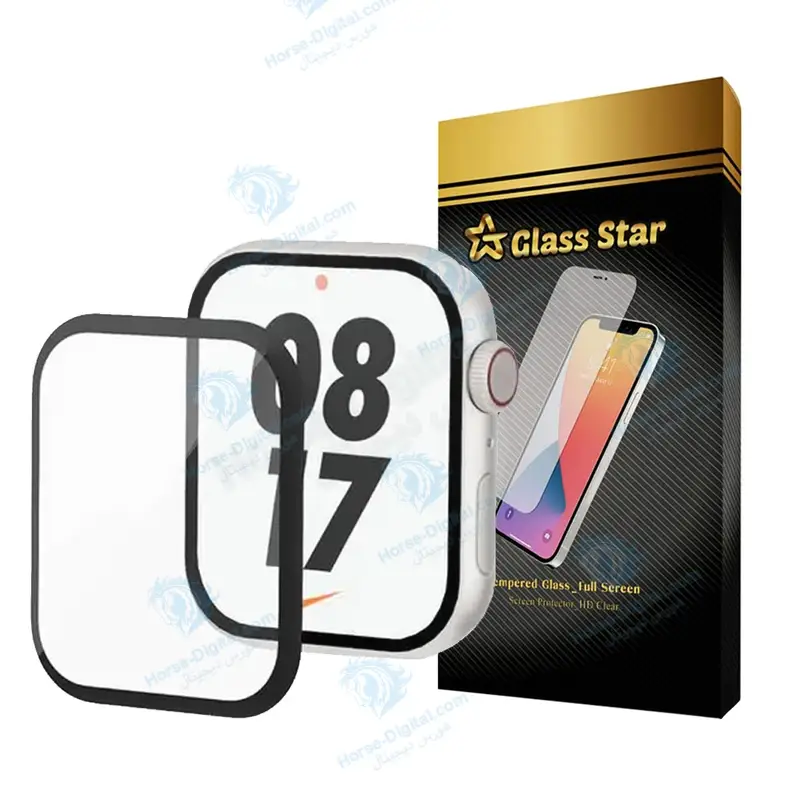 محافظ صفحه نمایش گلس استار مدل Pmmawatch مناسب برای اپل واچ Series 7 Aluminum / 8 / 9 41mm - تصویر محصول