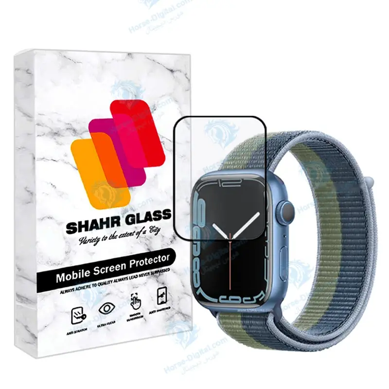 محافظ صفحه نمایش نانو شهر گلس مدل Pmmawsh مناسب برای اپل واچ Series 7 Aluminum 41 Mm - تصویر محصول
