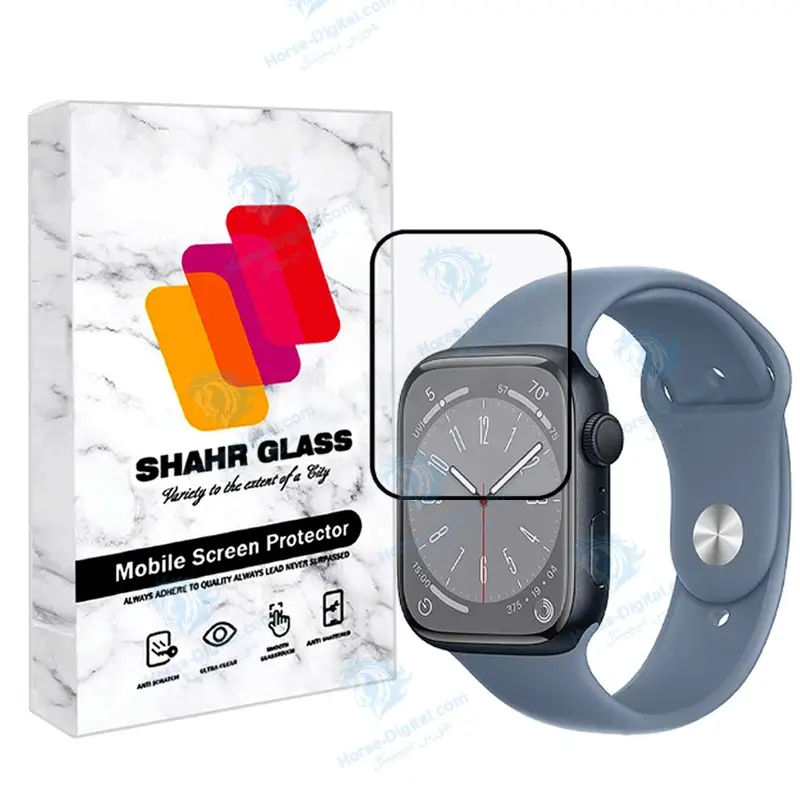 محافظ صفحه نمایش نانو شهر گلس مدل Pmmawsh مناسب برای اپل واچ Series 8 Aluminum 41 Mm - تصویر محصول