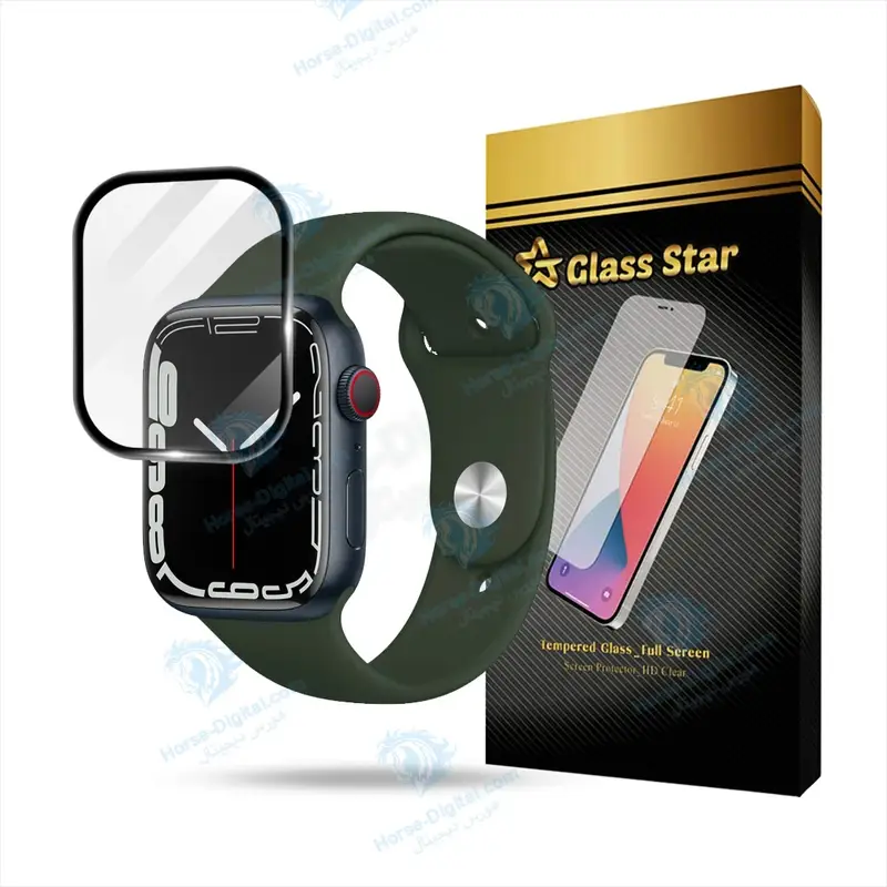محافظ صفحه نمایش گلس استار مدل Pmmw مناسب برای ساعت هوشمند اپل واچ Series 7 / Series 7 Aluminum 45 Mm - تصویر محصول