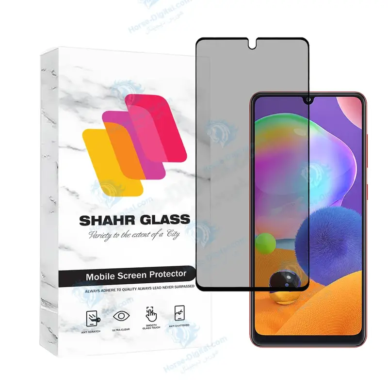 محافظ صفحه نمایش حریم شخصی شهر گلس مدل Privfulls مناسب برای گوشی موبایل سامسونگ Galaxy A31 / A22 4G / F22 / M22 - تصویر محصول