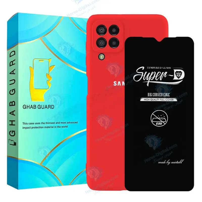کاور قاب گارد مدل Siliconsuperd مناسب برای گوشی موبایل سامسونگ Galaxy A12 / A12 Nacho / M12 به همراه محافظ صفحه نمایش - تصویر محصول