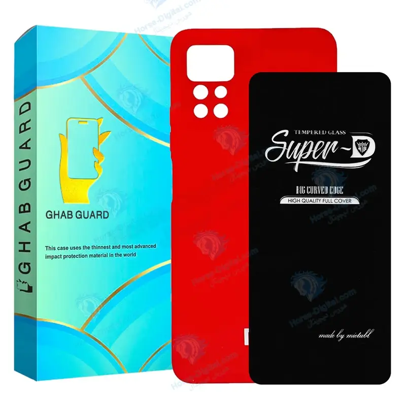 کاور قاب گارد مدل Siliconsuperd مناسب برای گوشی موبایل شیائومی Redmi Note 12 Pro 4G به همراه محافظ صفحه نمایش - تصویر محصول