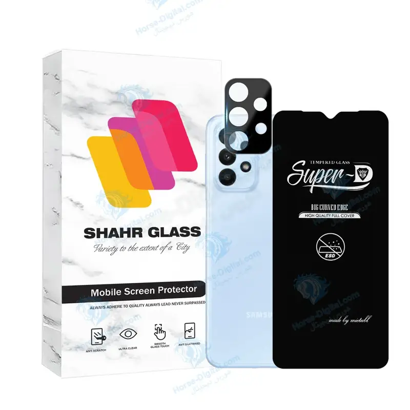 محافظ صفحه نمایش شهر گلس مدل Suplnfush مناسب برای گوشی موبایل سامسونگ Galaxy A13 4G / A32 5G / A23 5G به همراه محافظ لنز گوشی - تصویر محصول