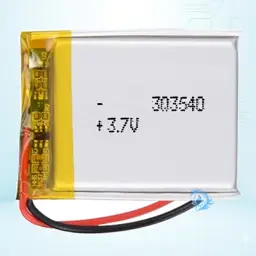 باتری لیتیوم پلیمر با ظرفیت 400mAh سایز 303540